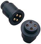 Molded Round Connector 4 Pole